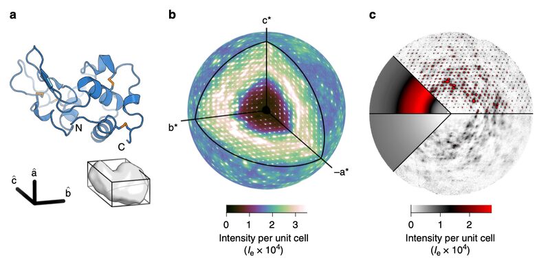 Figure from Diffuse X-ray Scattering from Correlated Motions in a Protein Crystal