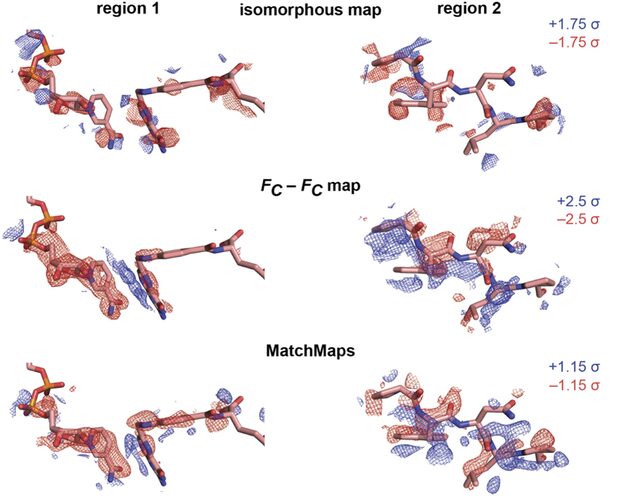 Figure from MatchMaps: Non-isomorphous difference maps for X-ray crystallography